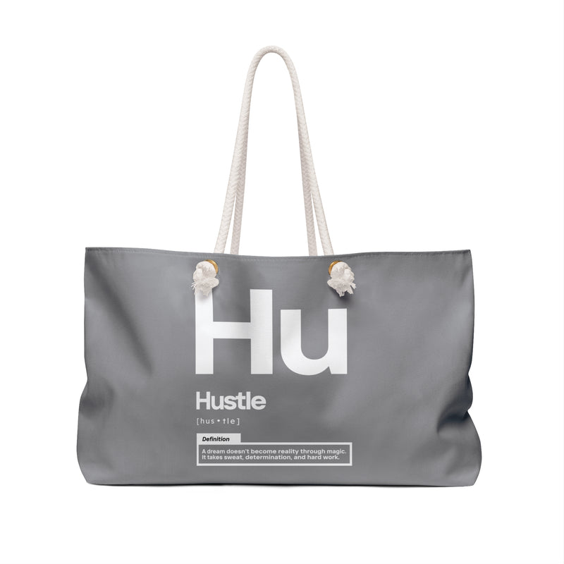 NOVL Weekender Bag (Rope Handle): Hustle White | Grey