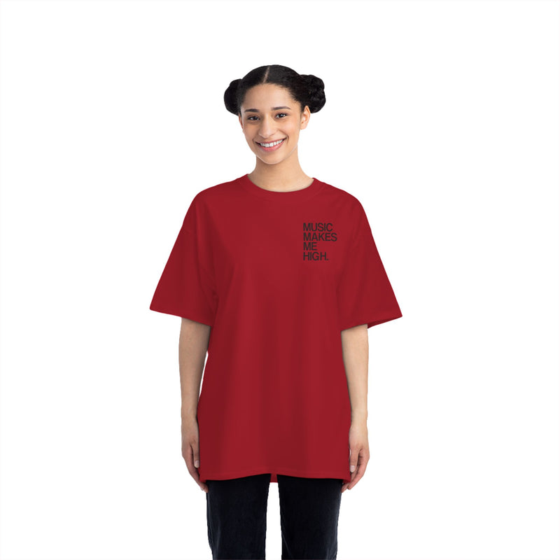 MMMH Unisex T-Shirt: Deep Red | Black Letters