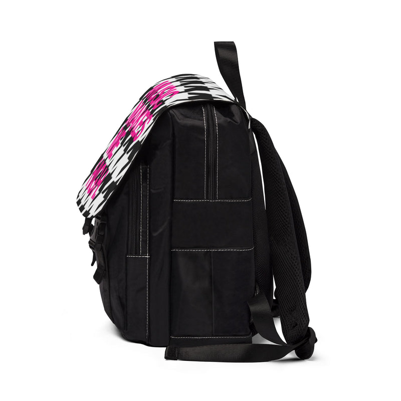 MMMH Backpack: Houndstooth | Pink