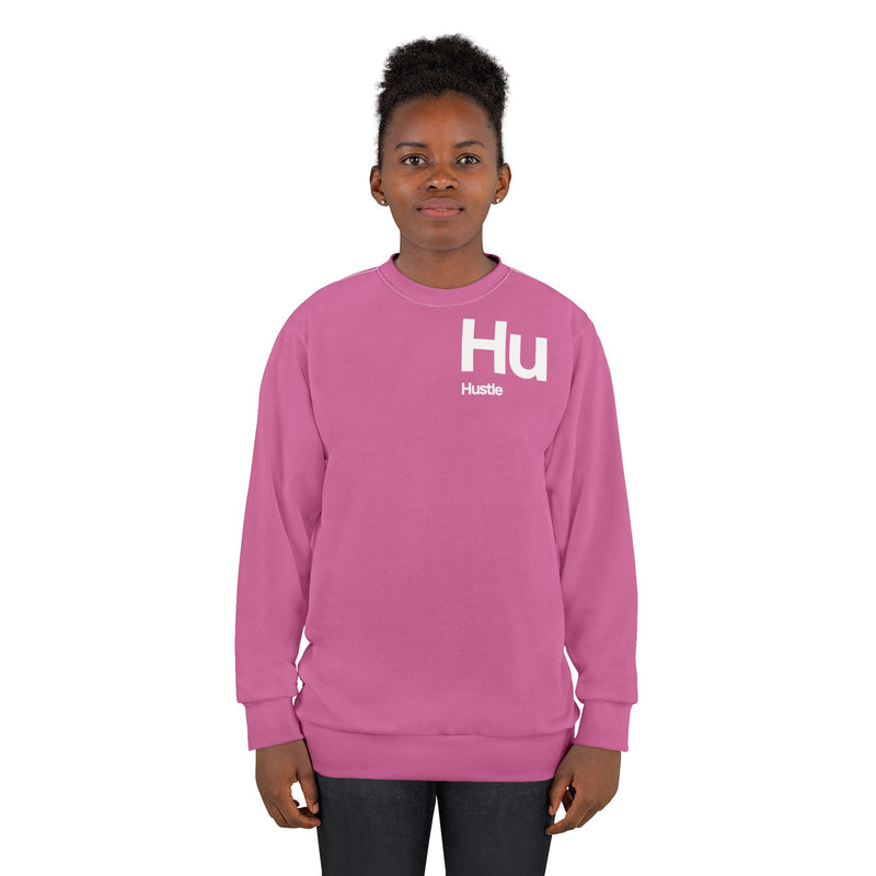 NOVL Unisex Sweatshirt: Hustle White | Light Pink