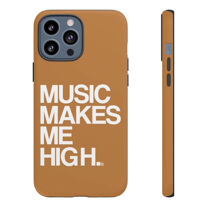 MMMH Classic Phone Case: Light Brown | White