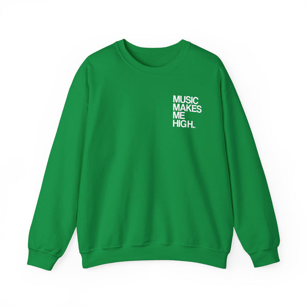 MMMH Unisex Sweatshirt: Irish Green | White