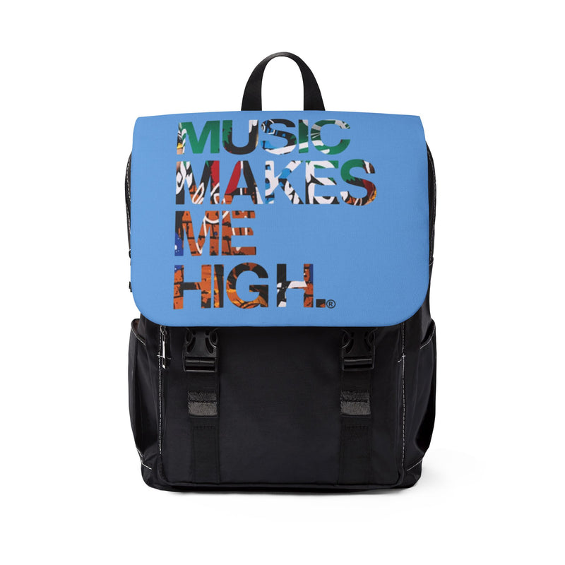 MMMH Backpack: Light Blue | Graffiti