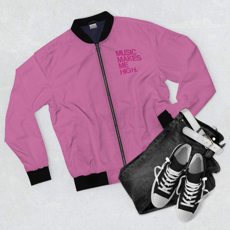 MMMH Unisex Bomber Jacket: Light Pink | Pink