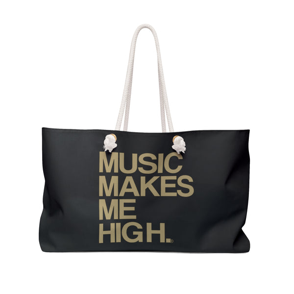 MMMH Weekender Bag (Rope Handle): Black | Gold