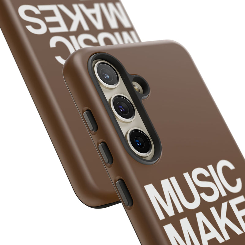 MMMH Classic Phone Case: Brown | White