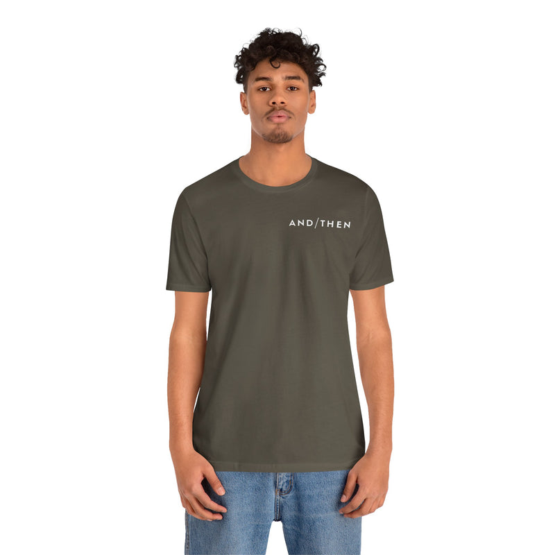 IJTT Unisex T-Shirt: AT Slash White | Army Green