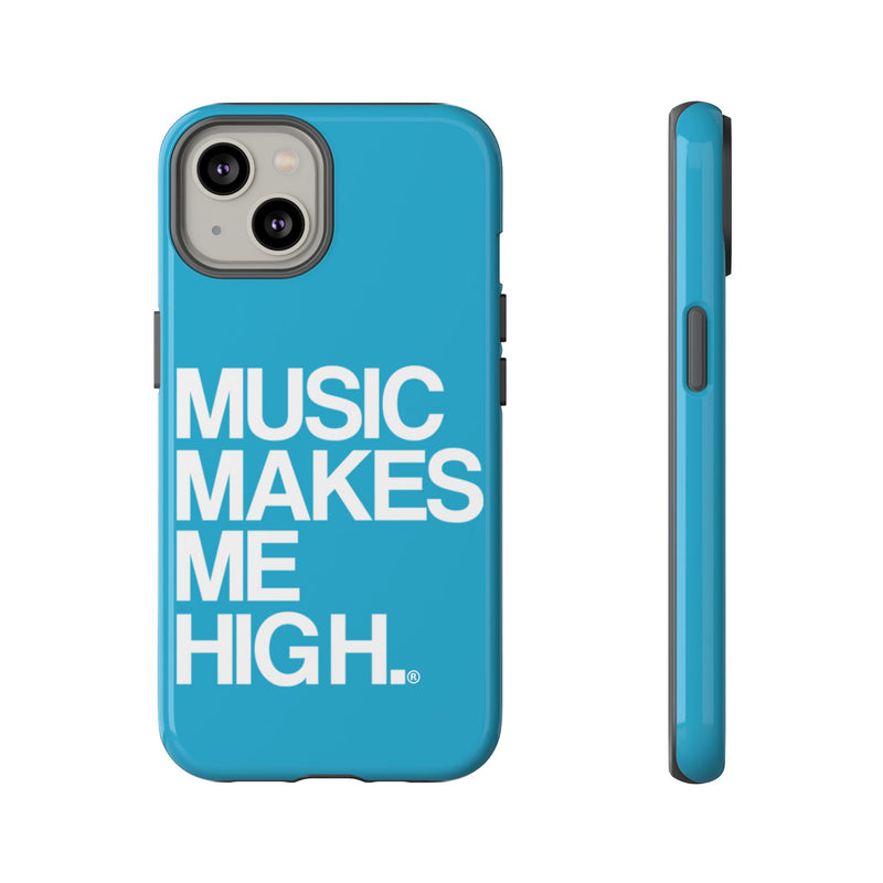 MMMH Classic Phone Case: Turquoise | White