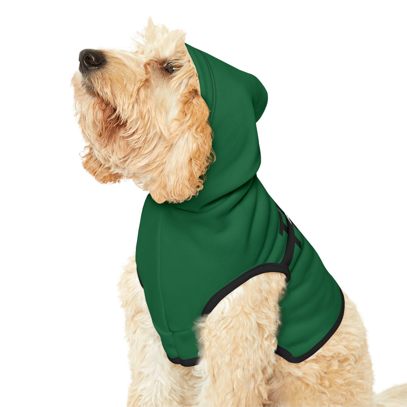 IJTT Pet Hoodie: AT Strike Black | Kelly Green