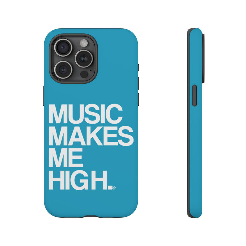 MMMH Classic Phone Case: Turquoise | White