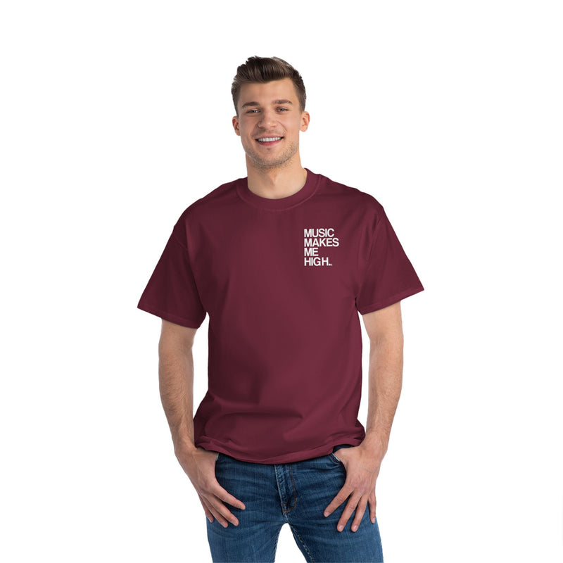 MMMH Unisex T-Shirt: Maroon | White Lettering