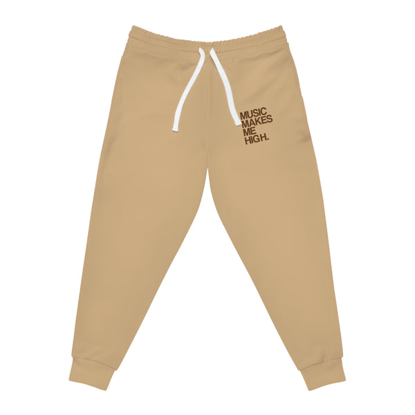 MMMH Unisex Joggers: Tan | Brown