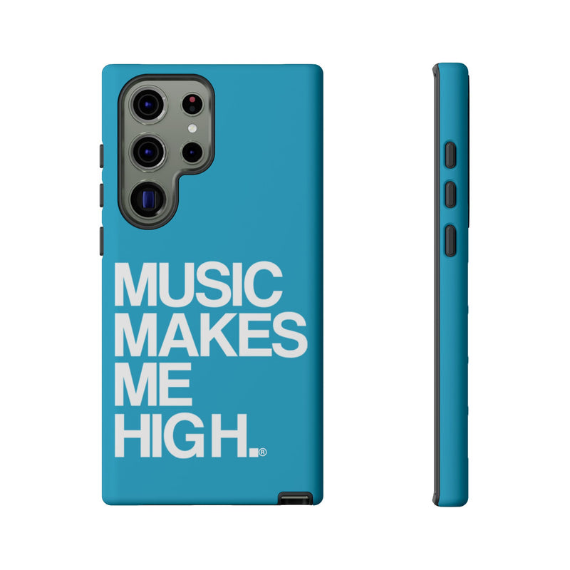 MMMH Classic Phone Case: Turquoise | White