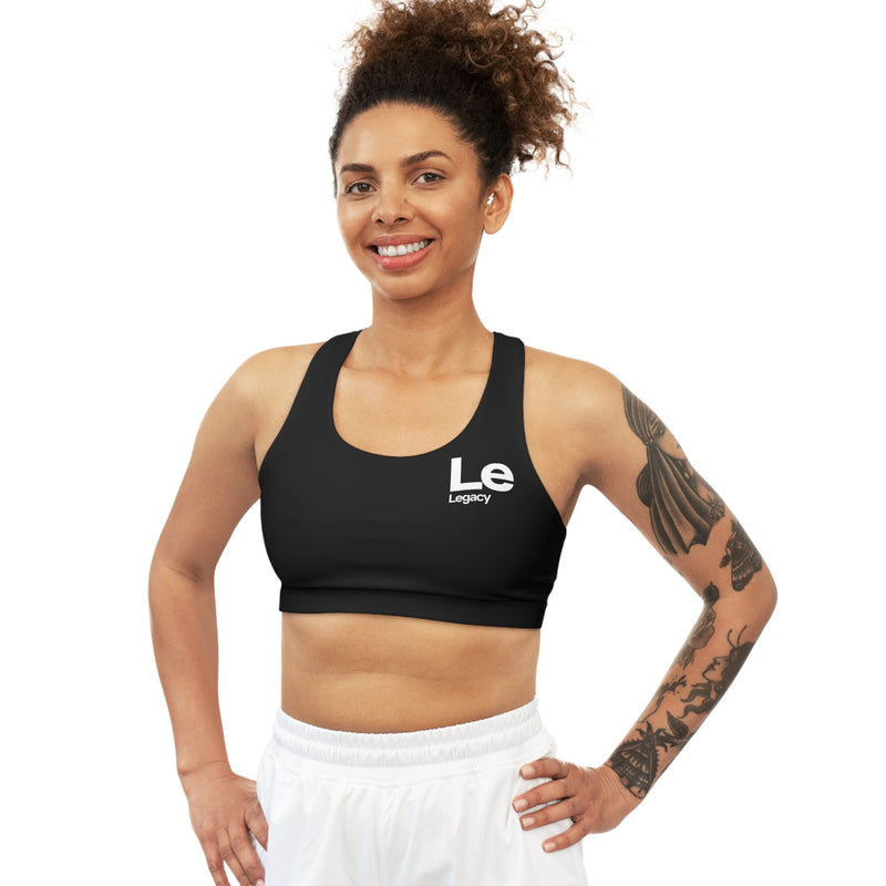 NOVL Sports Bra: Legacy Black | White