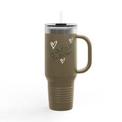 TGWTN Insulated Mug: White/Black | Olive