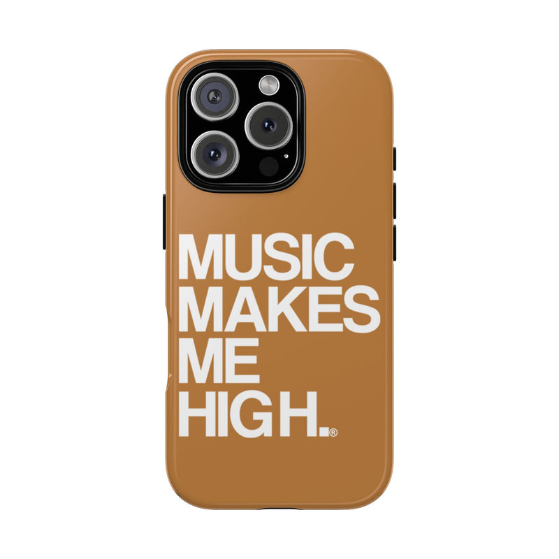 MMMH Classic Phone Case: Light Brown | White