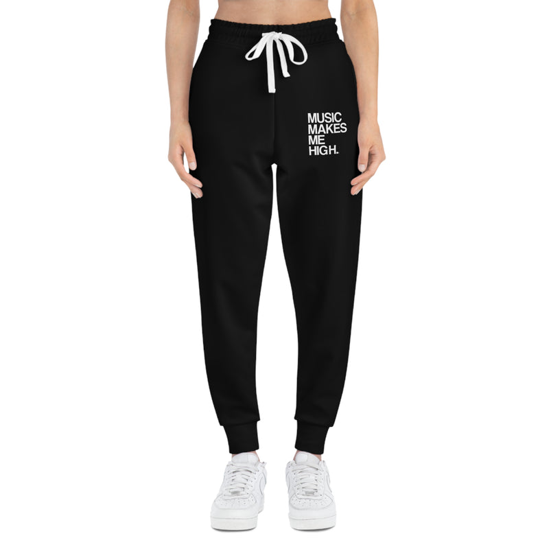 MMMH Unisex Joggers: Black | White