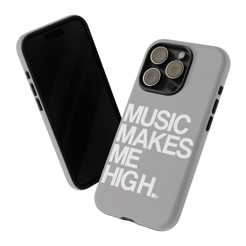 MMMH Classic Phone Case: Light Grey | White