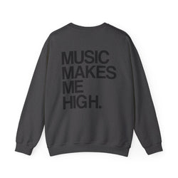 MMMH Unisex Sweatshirt: Dark Heather | Black Lettering