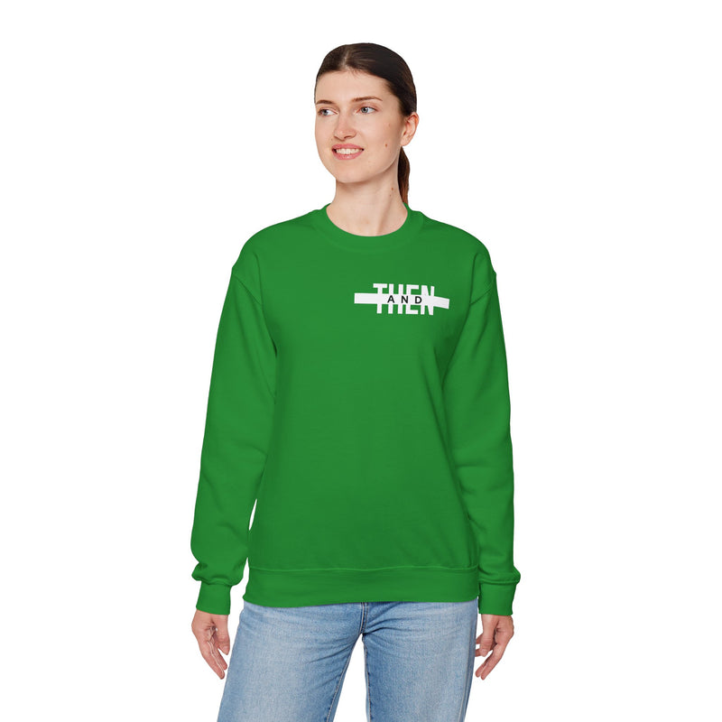 IJTT Unisex Sweatshirt: AT Strike White | Irish Green