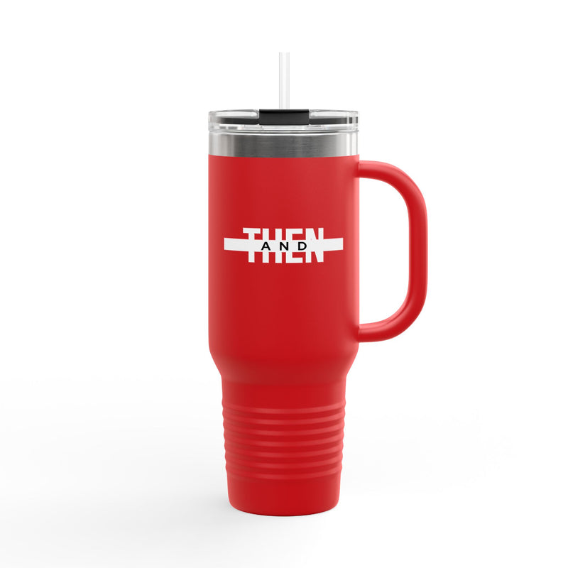 IJTT Insulated Mug: At Strike White | Red