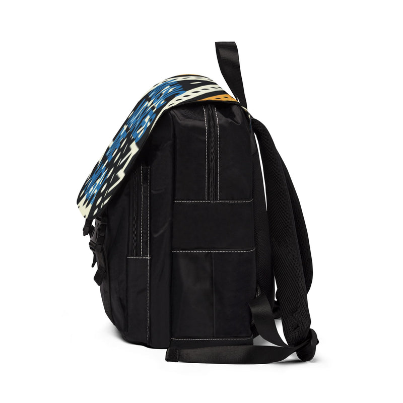 MMMH Backpack: Black Abstract | Blue