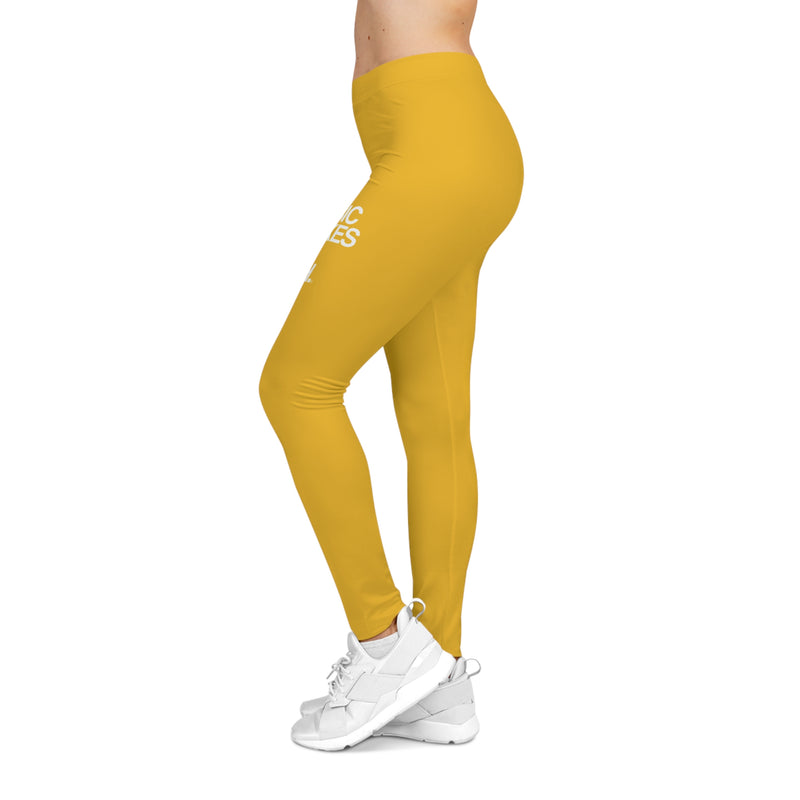 MMMH Leggings: Yellow | White