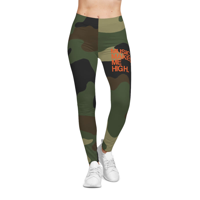 MMMH Leggings: Camo | Orange