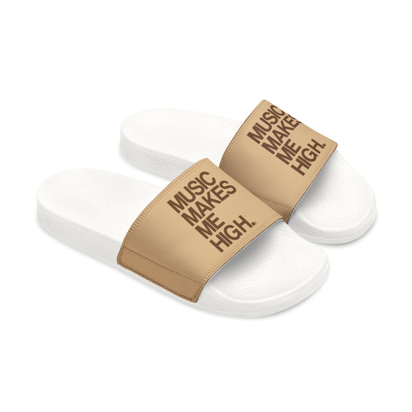 MMMH Unisex Sandals: Tan/White | Brown