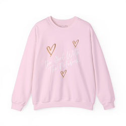 TGWTN Unisex Sweatshirt: Brown/White | Light Pink