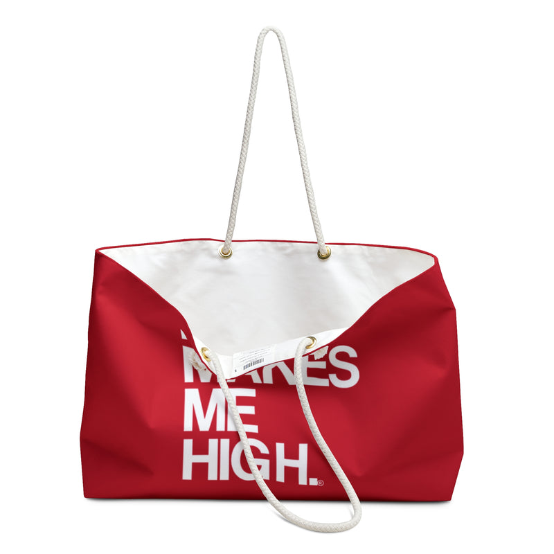 MMMH Weekender Bag (Rope Handle): Red | White