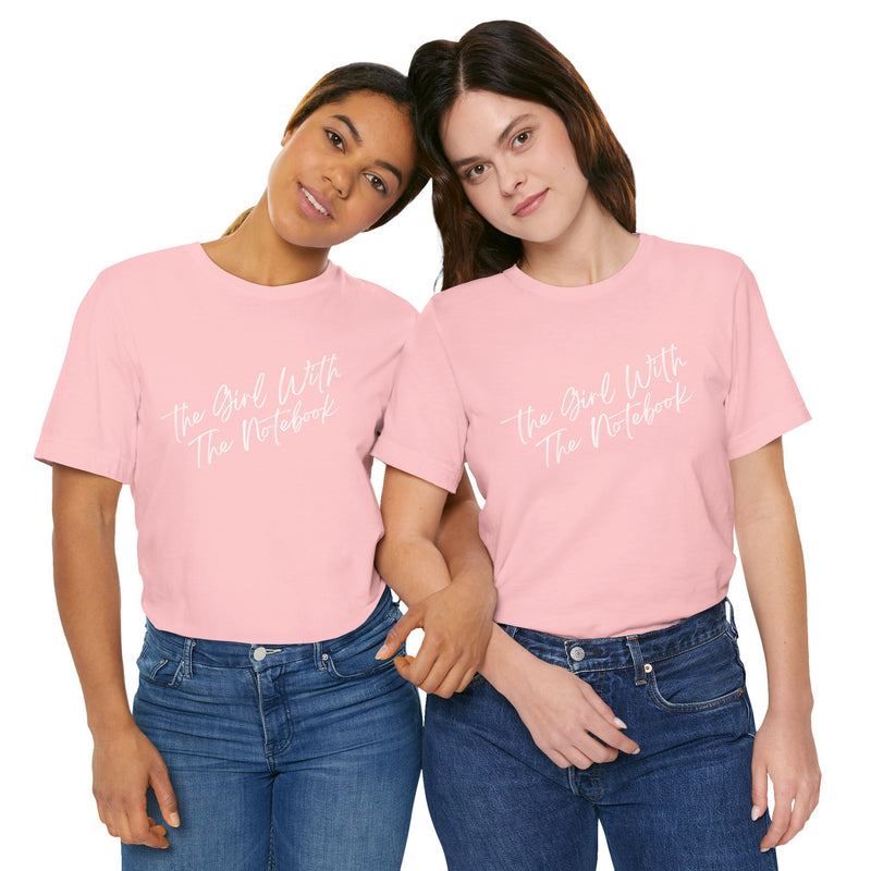 TGWTN Unisex T-Shirt: White | Light Pink