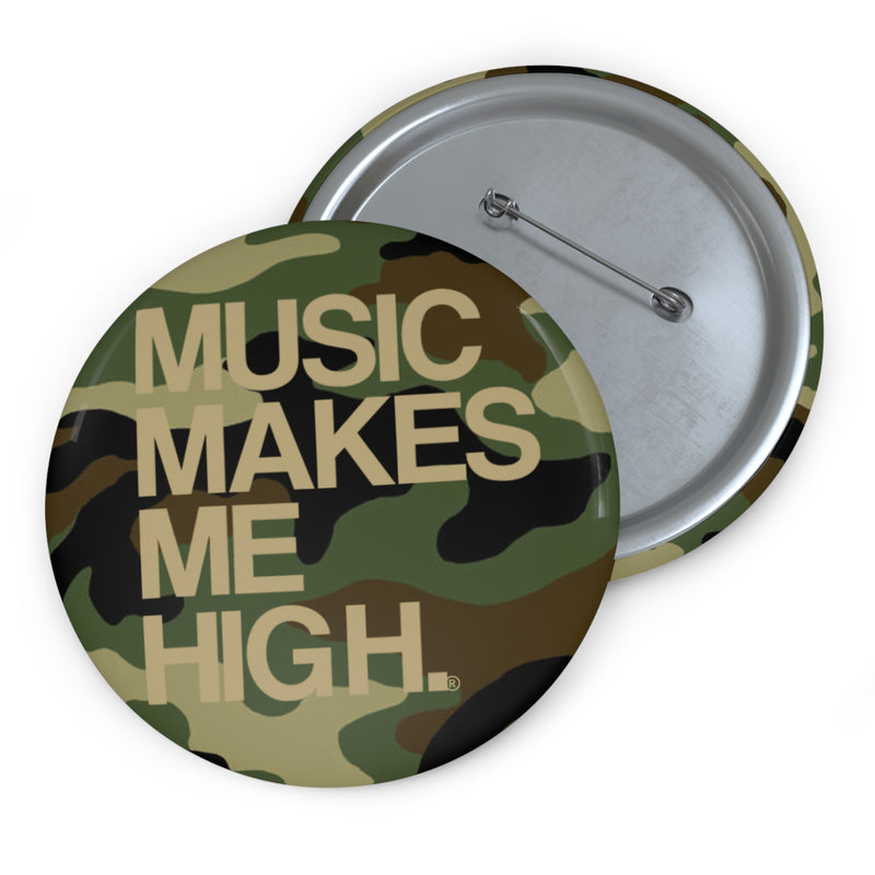 MMMH Round Pin: Camo | Gold