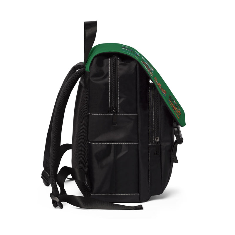 MMMH Backpack: Dark Green | Graffiti