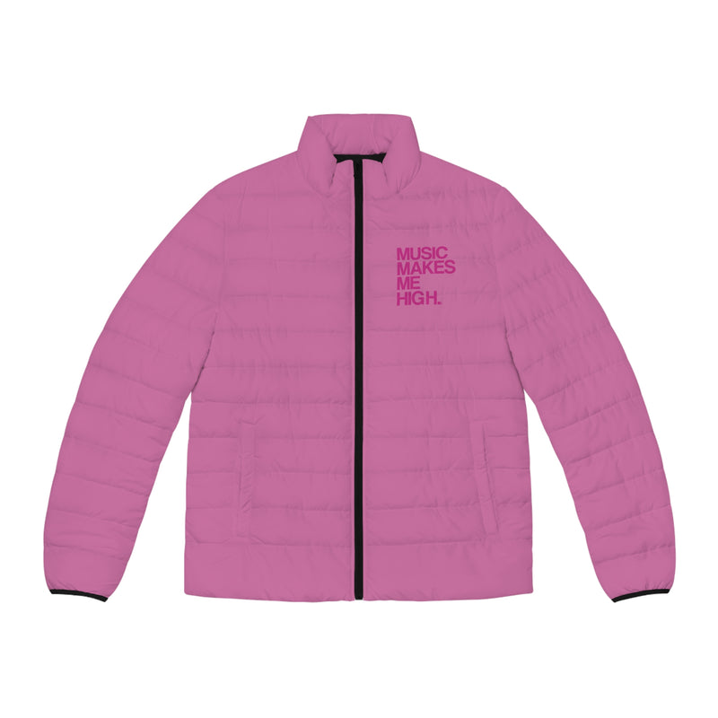 MMMH Men's Puffer Jacket: Light Pink | Pink