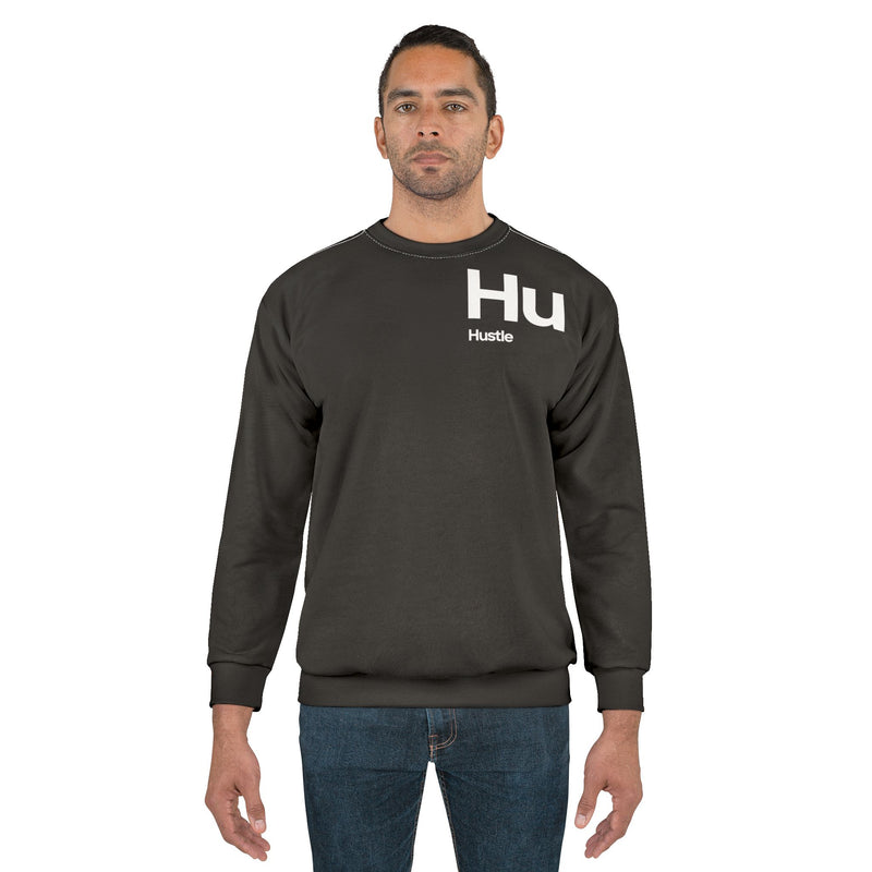 NOVL Unisex Sweatshirt: Hustle White | Black