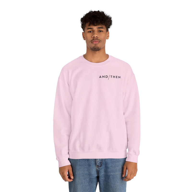 IJTT Unisex Sweatshirt: AT Slash Black | Light Pink