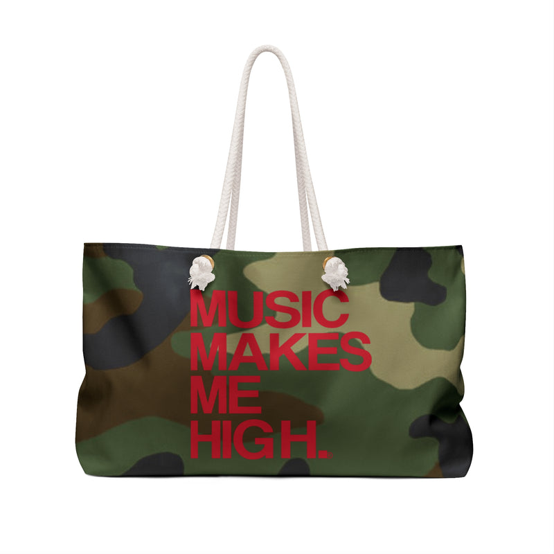 MMMH Weekender Bag (Rope Handle): Camo | Red