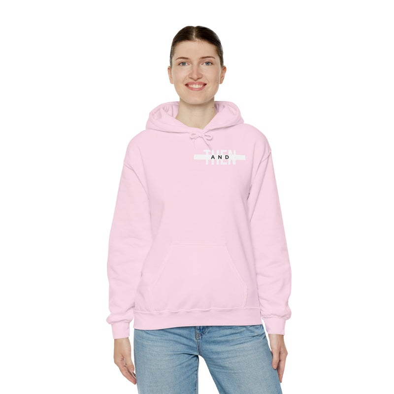 IJTT Unisex Hoodie: AT Strike White | Light Pink