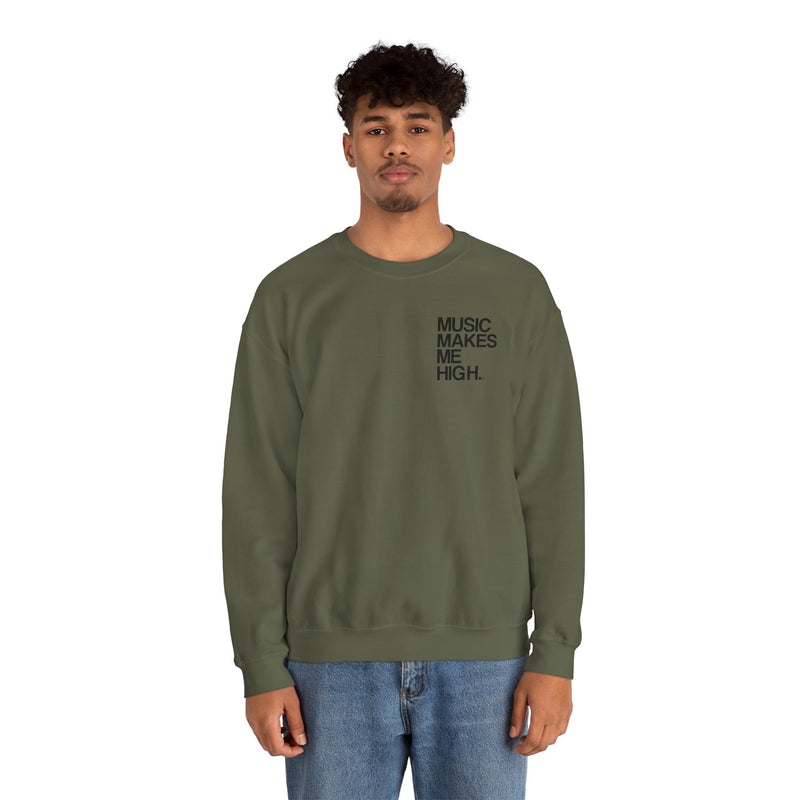 MMMH Unisex Sweatshirt: Military Green | Black