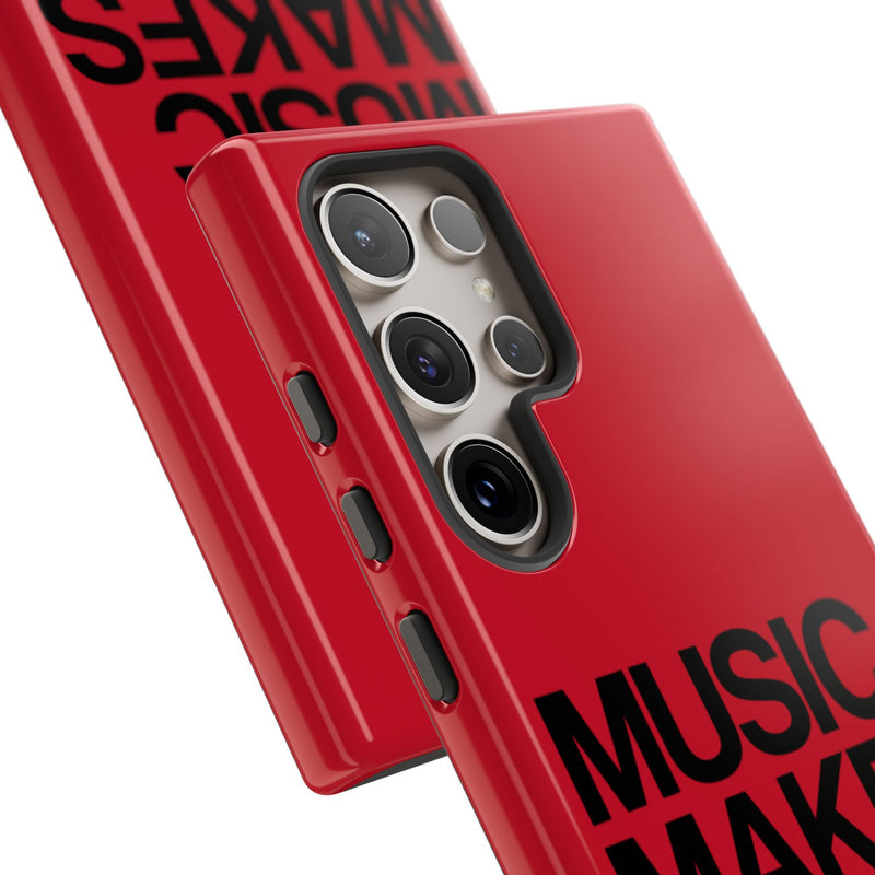 MMMH Classic Phone Case: Dark Red | Black