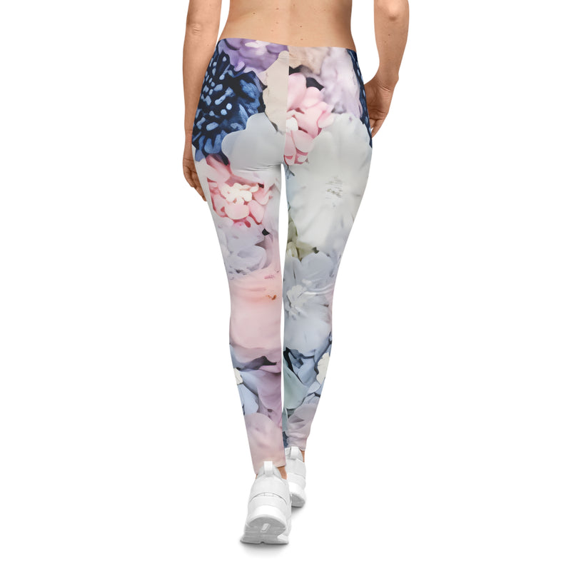 MMMH Leggings: Flowers | Light Pink