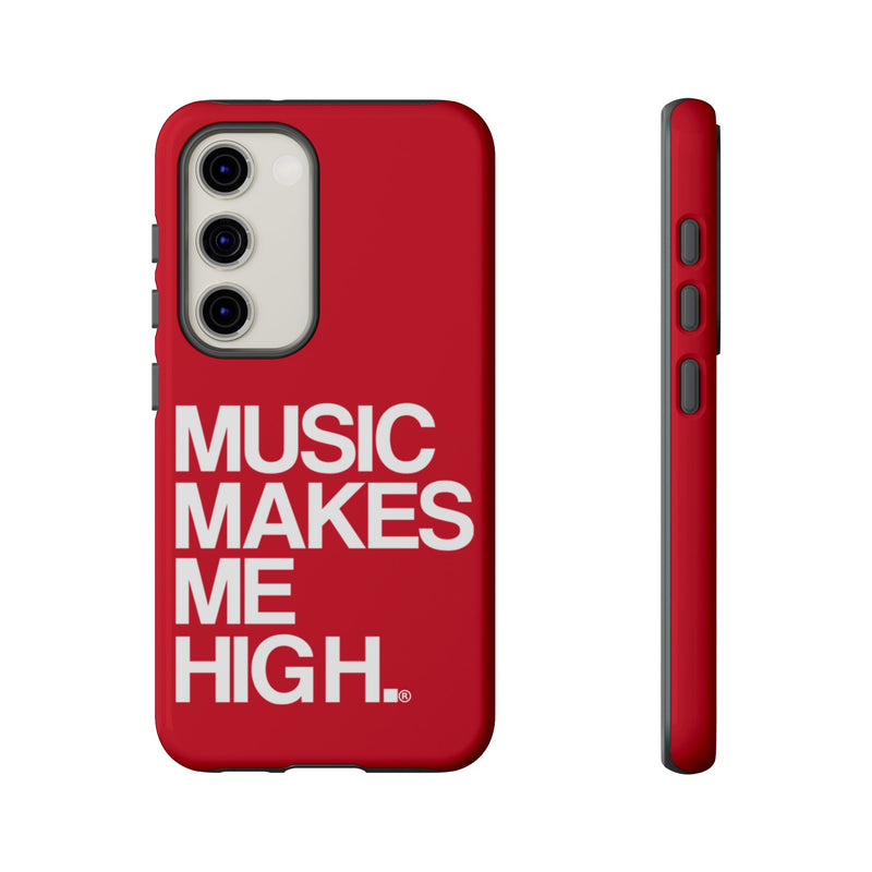 MMMH Classic Phone Case: Dark Red | White