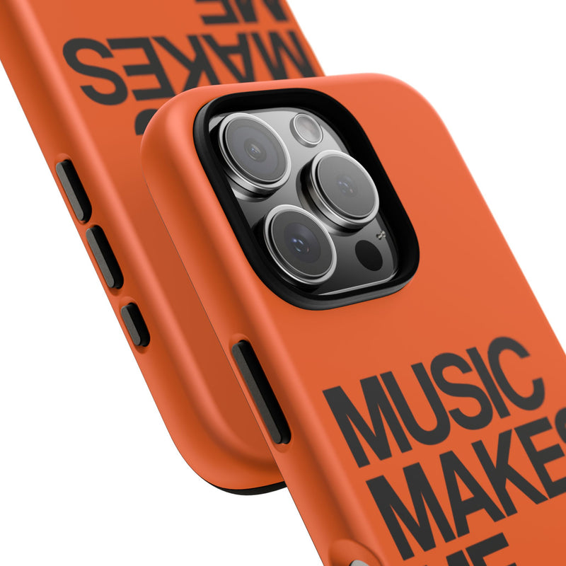 MMMH Classic Phone Case: Orange | Black