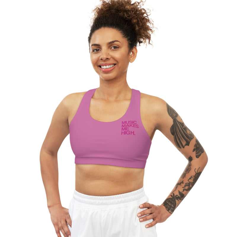 MMMH Sports Bra: Light Pink | Pink