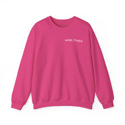 IJTT Unisex Sweatshirt: AT Slash White | Pink