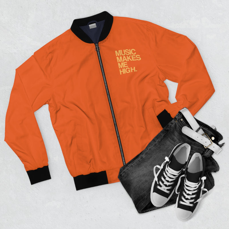 MMMH Unisex Bomber Jacket: Orange | Light Orange