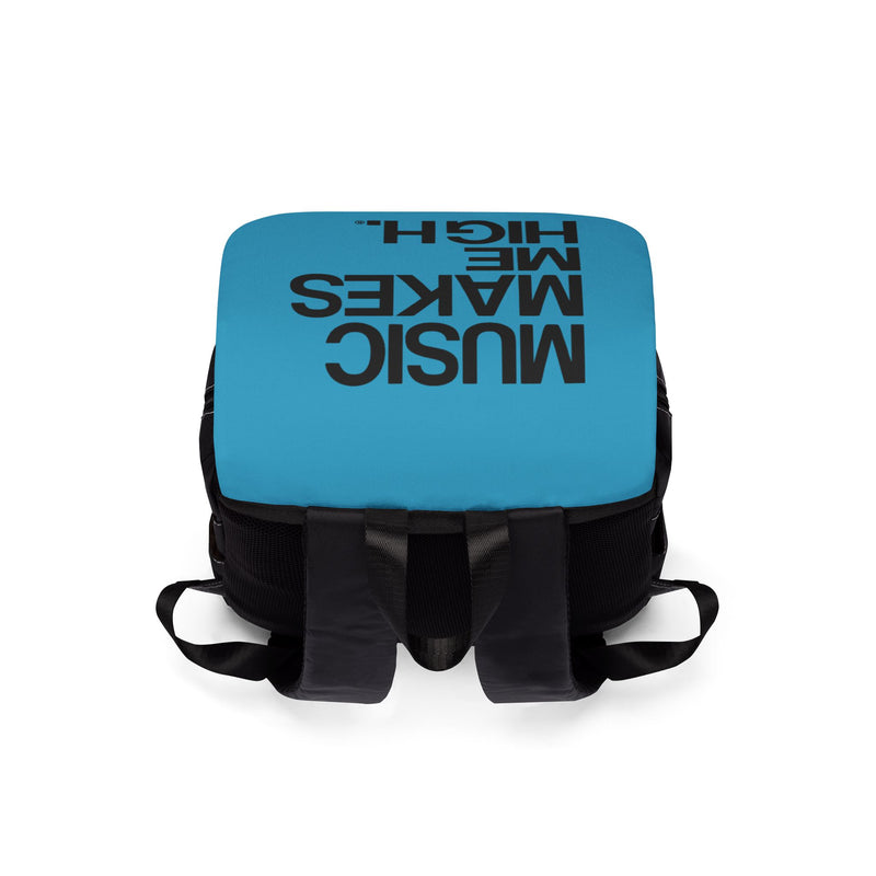 MMMH Backpack: Turquoise | Black Lettering