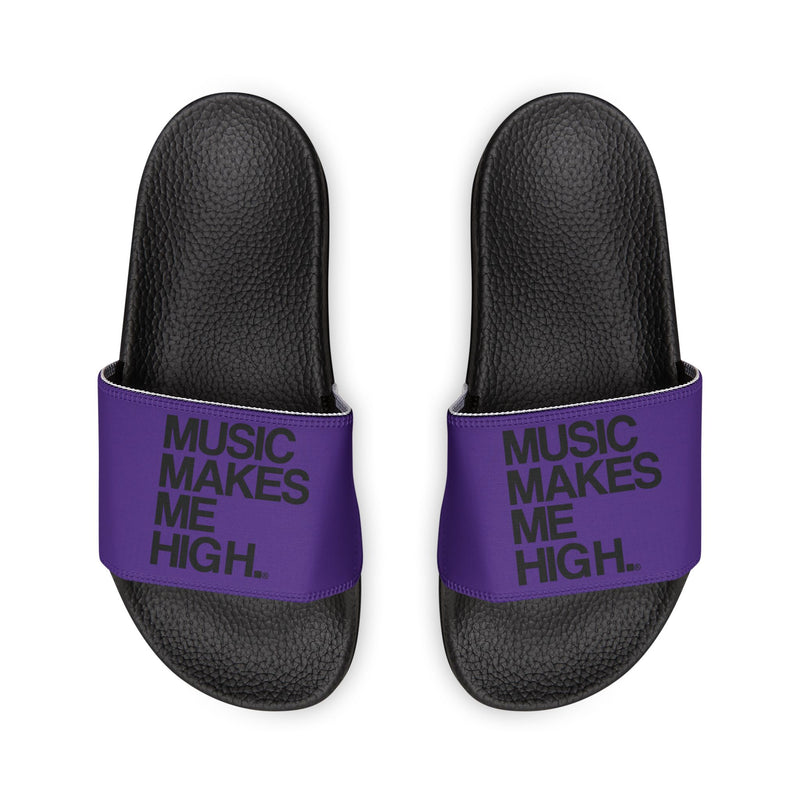 MMMH Unisex Slides: Purple/Black | Black