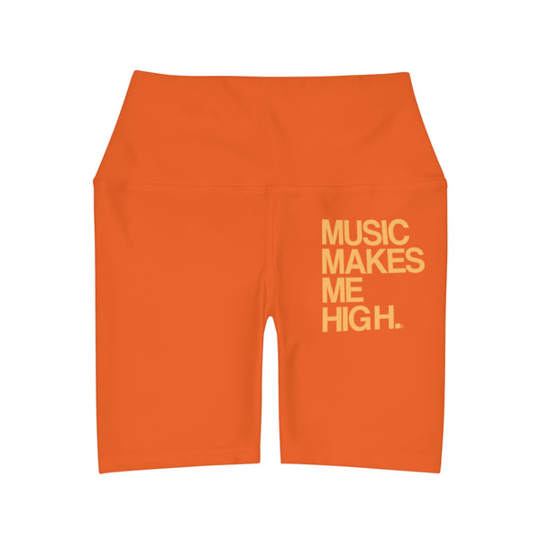 MMMH Yoga Shorts: Orange | Light Orange